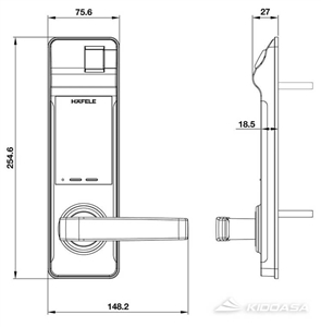 Khóa điện tử Hafele EL7700-TCS 912.05.718 ưu đãi